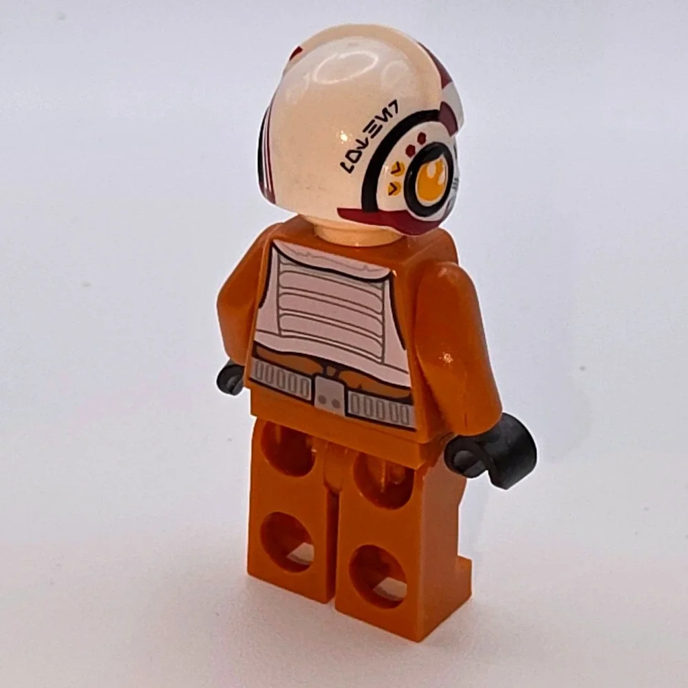 LEGO Star Wars Minifigure Small Orange Excellent Condition Resistance Pilot